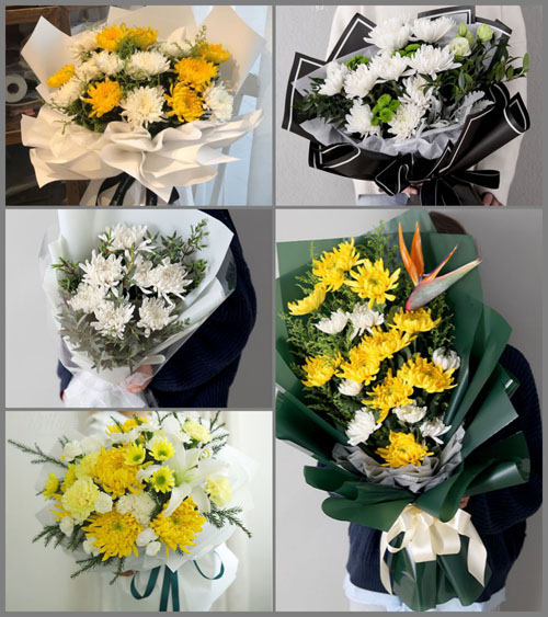浙江省宁波余姚市梁弄镇白事花束代送